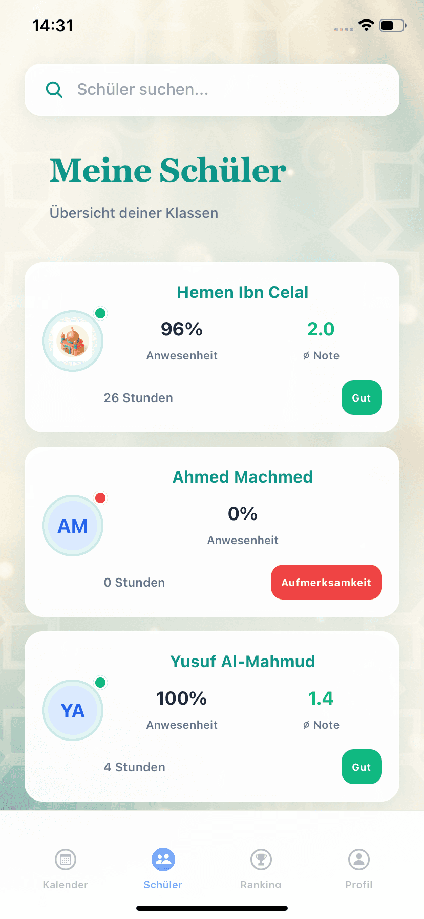 Meine Schüler